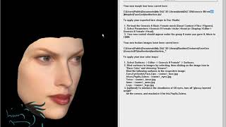 Facegen Artist to Daz 3d Tutorial