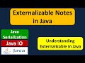 Externalizable Notes in Java | Java IO | Java Tutorial