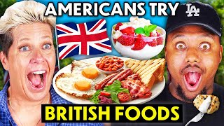 Americans Try Iconic British Food For The First Time!