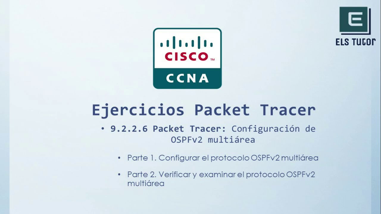 9.2.2.6 Packet Tracer: Configuración De OSPFv2 Multiárea - YouTube