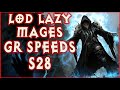 Diablo 3 S28 LoD Necromancer Lazy Vortex Mages GR Speeds Build 2.7.5