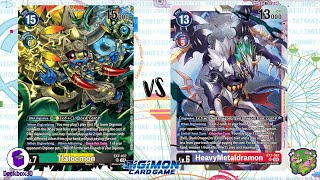 DIGIMON TCG: Nature Spirits (Multicolor) vs HeavyMetaldramon (Purple)