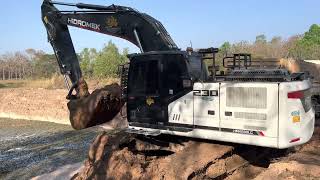 ถมดินปรับพื้นที่ก่อสร้าง แพลนท์คอนกรีต ต.แม่ใส อ.เมือง จ.พะเยา excavator and trucks EP.5