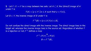 M2201 - Metric Topology - Chapter 0 - Preliminaries