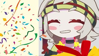 誕生日を祝われる満別花丸