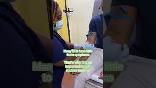 POV you’re getting your routine STI testing!