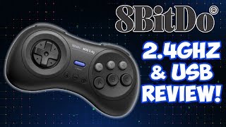 8Bitdo M30 2.4ghz Mega SG Sega Controller Test & Review!