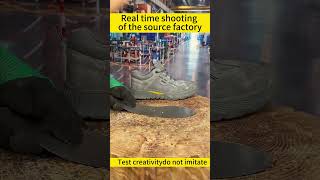 Video test giày bảo hộ lao động   Sự khác biệt giữa lót thép và lót kevlar #giaybaoholaodong