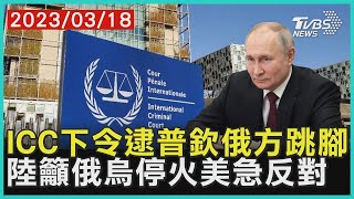 ICC下令逮普欽俄方跳腳　陸籲俄烏停火美急反對 | 十點不一樣 20230318