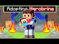 We Adopted BABY HEROBRINE In Minecraft!