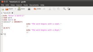 Shell Scripting Tutorial 38 Another Date With 'case' Statement