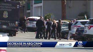 Are residents of Albuquerque noticing a decline in crime? Some people say 'yes'