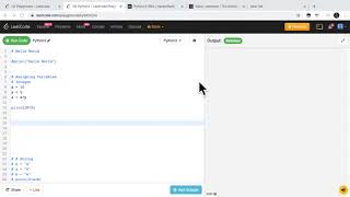 Copy of Building Blocks Session - 1 - Python Basics - Learn Python in one hour