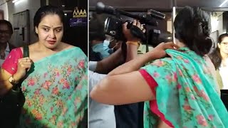 Actress Pragathi Fires On Media Members At MAA Association Office | News Buzz
