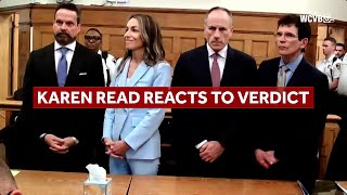WATCH: Karen Read reacts to verdict in her murder retrial