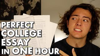 How To Write The Perfect College Essay Without Being A Genius | College Essay Tips