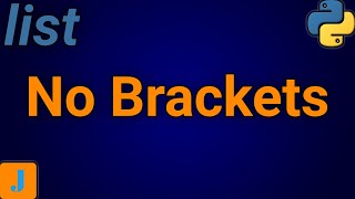 How To Print List Without Brackets In Python