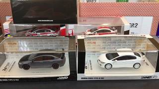 FirstLook INNO64 Honda Civic Type R FD2 AEON Exclusive Grey and Regular White