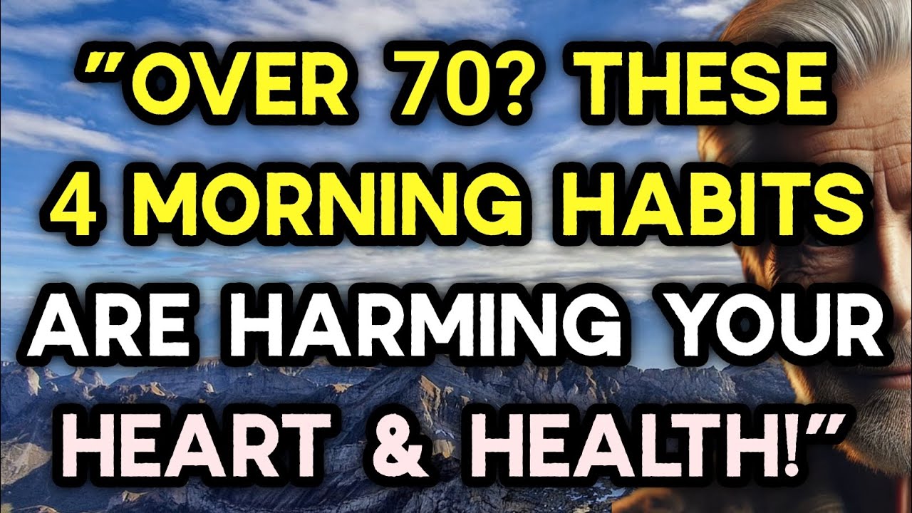 Over 70 These 4 Morning Habits Are Harming Your Heart Health Youtube