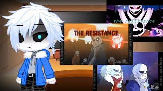 Mob Talker & Rainimator Friends (+ Sans) React to Underverse [AMVs] - The Resistance