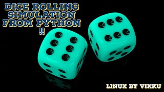 Python Project | Dice rolling Simulation | Python projects for beginners | Python programming