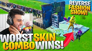 I Hosted A REVERSE Fashion Show! (WORST Skin Combo Wins!) - Fortnite Battle Royale Skin Contest