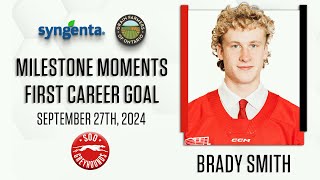 OHL Milestones | Brady Smith (SOO) | First Career Goal