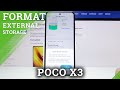 How to Format SD Card in POCO X3 – Erase External Memory