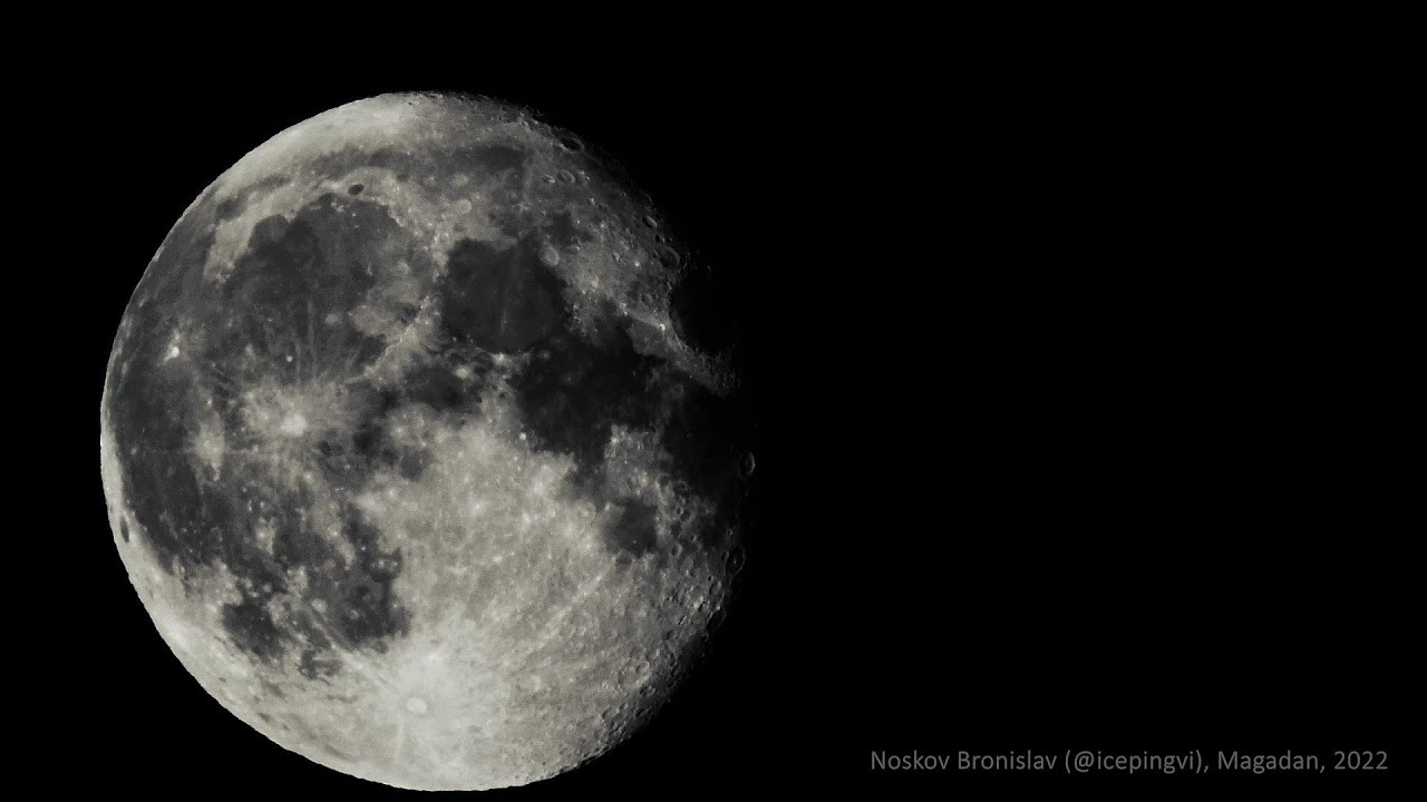 Moon - Canon EOS R + МТО-11СА(1000mm+) FULL HD #canoneosr #canon - YouTube