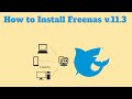 How to install Freenas server v11.3