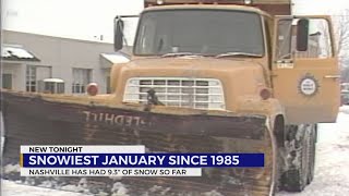 Snowiest January since 1985