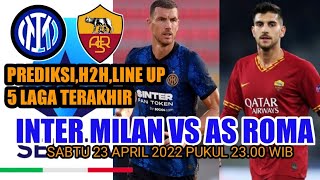 Prediksi INTER MILAN vs AS ROMA liga Italia serie A // prediksi head to head dan line up
