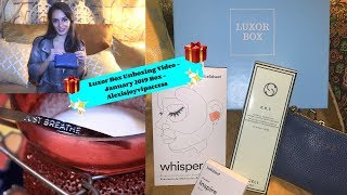 Unboxing The January Luxor Box - Alexisjoyvipaccess