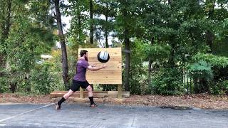 MB Lateral Wall Throw in Lunge | GPS Human Performance