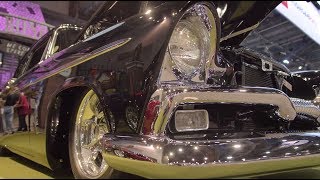 Bobby Alloway's 1955 Plymouth Savoy at SEMA 2017