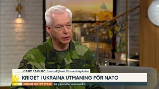 Kriget i Ukraina utmaning för Nato: ”Ser inte någon ljusning” | Nyhetsmorgon | TV4 & TV4 Play