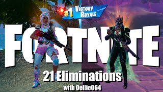 Fortnite Brite Raider and Hades gameplay - Fortnitemares - Victory Royal Duo with Oellie064