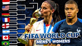 COMBINING MEN AND WOMENS WORLD CUP!! FIFA 20 Career Mode