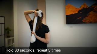 InSync Physiotherapy-Supraspinatus Rotator Cuff Stretch