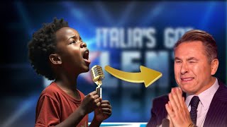 6 year old AFRICAN  Kid on AGT America makes everyone cry with heartbreaking song (Goodness of God)