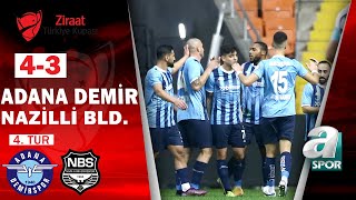 Adana Demirspor 4-3 Nazilli BLD. MAÇ ÖZETİ (Ziraat Türkiye Kupası 4.Tur Maçı) / A Spor / 08.11.2022