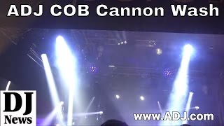 ADJ UV COB Cannon and COB Cannon Wash Strobe | Disc Jockey News | #AmericanDJ