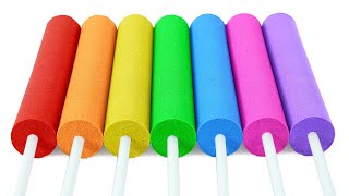 Satisfying Video | How To Make Popsicle with Kinetic Sand Cutting ASMR #59