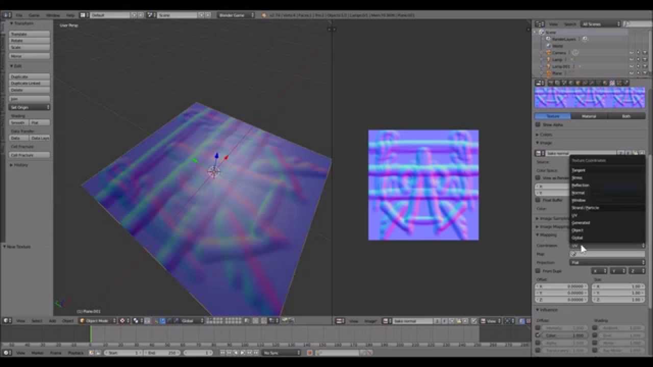 Blender Tutorial-Normal Map Baking - YouTube