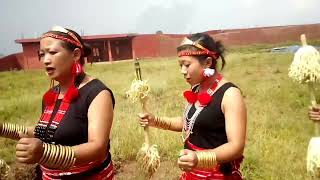 (Folk Dance Practice)Oushok Village Longleng,