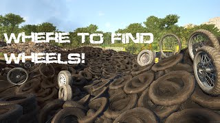 SCUM Where to Find Wheels For Any Modular Vehicle! #scum #scumgame #vehicles