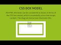 CSS box model (including margin, padding, border)  | CSS3 demo tutorial [part 5/20]