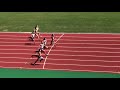 2021.09.25 長野県高校新人 女子100ｍ予選２組目