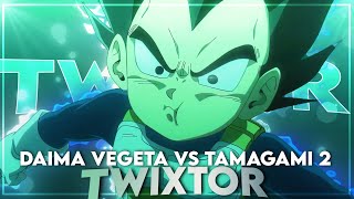 VEGETA DAIMA VS TAMAGAMI 2 twixtor clips for edit 4k 60fps