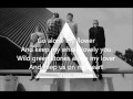 alt-j - tessellate - lyrics on screen